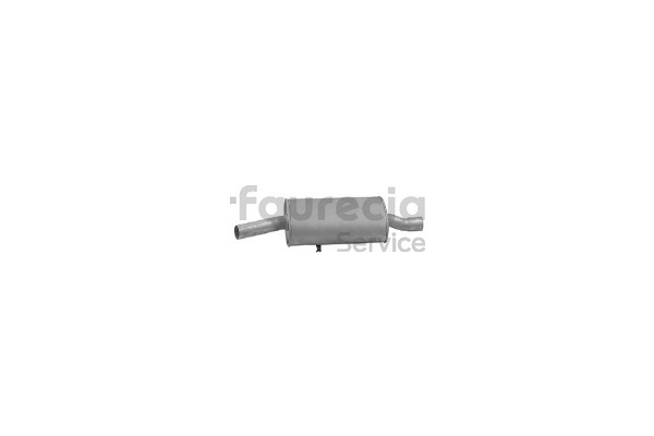 Bakre eksospotte (FS80165) fra Faurecia for VW Passat Variant (33B) 1.6 TD (51 KW / 70 HK / Fra 1982)