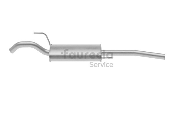 Faurecia Bakre eksospotte FS80170 Lyddemper eksos / bakre lyddemper Faurecia FS80170