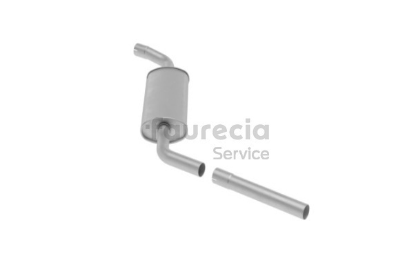 OEM 074253409C Faurecia Midtre lydpotte FS80207 for VW, AUDI, SKODA, SEAT