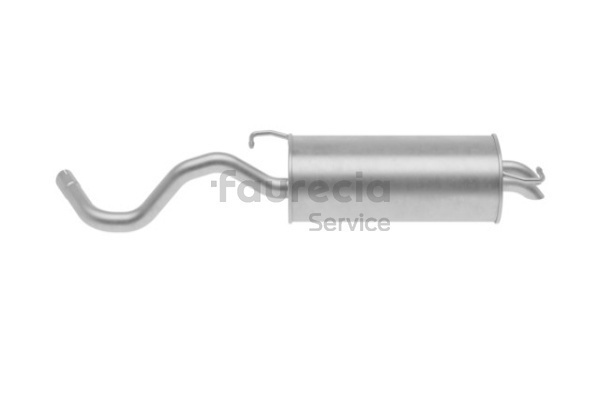 Lyddemper eksos / bakre lyddemper Faurecia FS80226