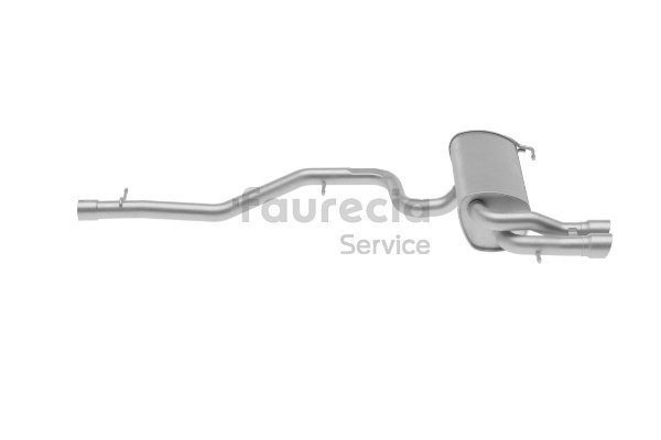 OEM 5N0253609BA Faurecia Takaäänenvaimentaja FS80283 varten VW, AUDI, SKODA, SEAT