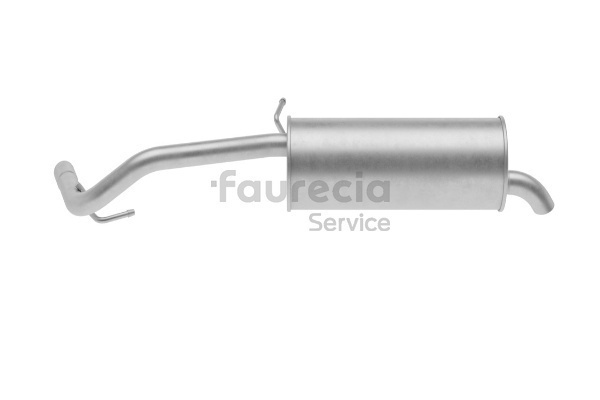 Faurecia Bakre eksospotte FS80357 Lyddemper eksos / bakre lyddemper Faurecia FS80357