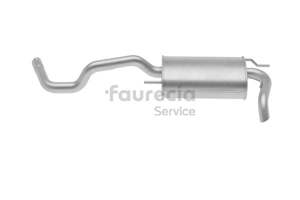 OEM 6N0253609E Faurecia Takaäänenvaimentaja FS80368 varten VW, AUDI, SKODA, SEAT