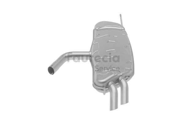 OEM 1K6253609F Faurecia Takaäänenvaimentaja FS80515 varten VW, AUDI, SKODA, SEAT