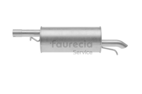 Faurecia Bakre eksospotte FS80663 Lyddemper eksos / bakre lyddemper Faurecia FS80663