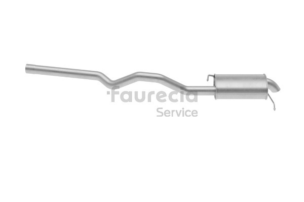 OEM 7E0253609 Faurecia Bakre eksospotte FS80726 for VW, AUDI, SKODA, SEAT
