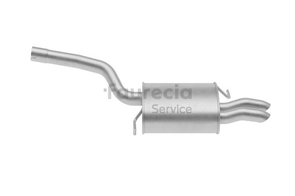 OEM 3C0253609P Faurecia Silenciador trasero FS80758 para VOLKSWAGEN, SEAT, AUDI, SKODA