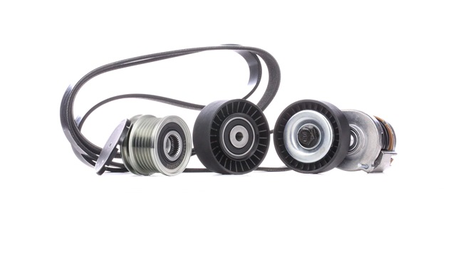 OEM 03G145276 RIDEX V-Ribbed Belt Set 542R0051 for VW, AUDI, SKODA, SEAT, CHRYSLER