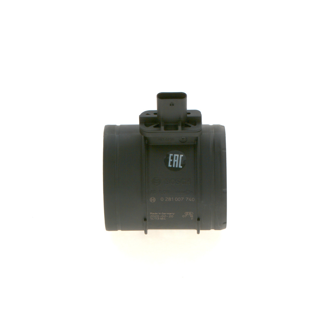 Luchtmassameter (LMM) (0 281 007 740) van BOSCH Voor IVECO DAILY VI Open laadbak/ Chassis 35S21, 35C21, 40C21, 50C21, 60C21, 65C21, 70C21 (150 KW / 205 PK / Van 2014)