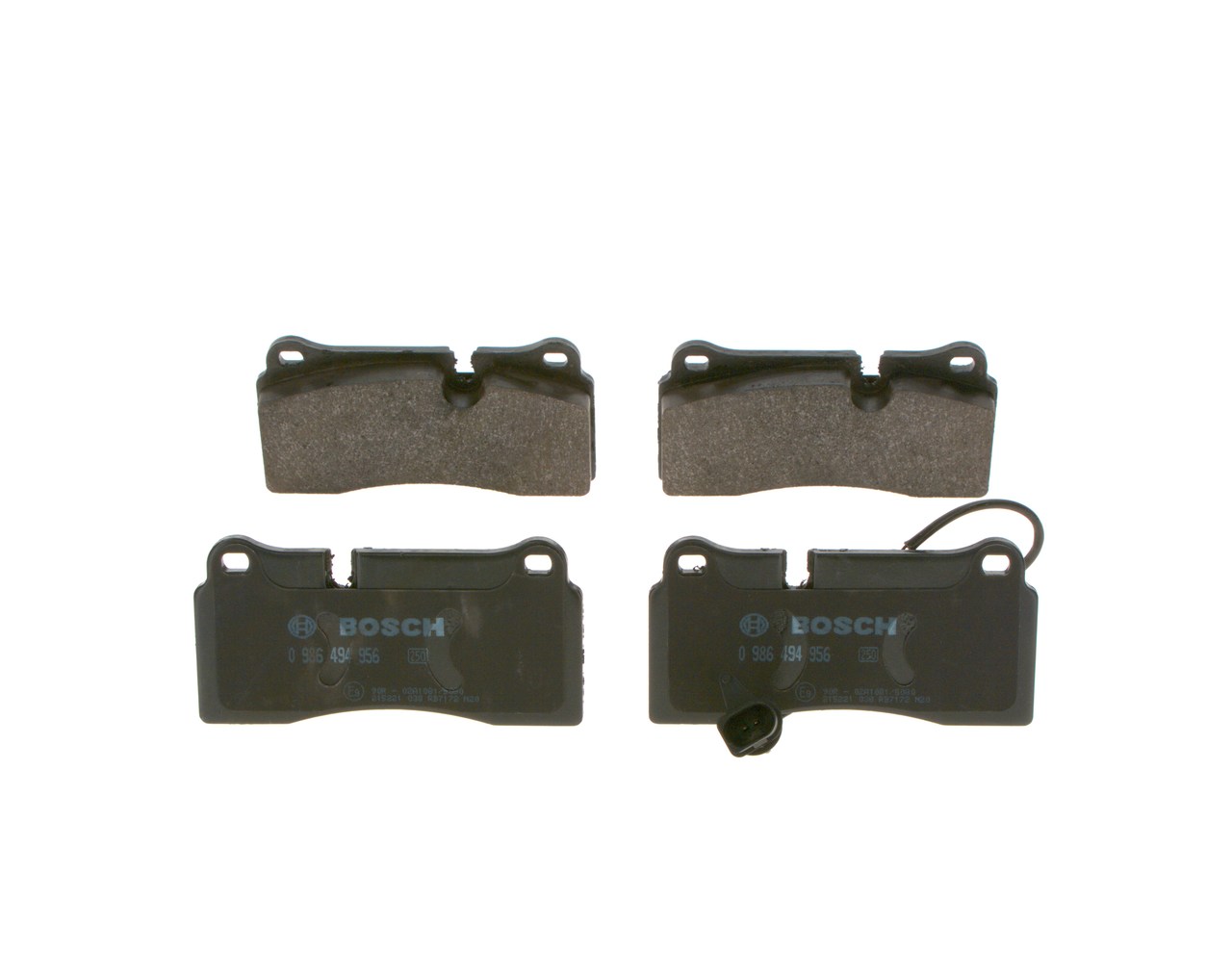 Bromsbelägg 0 986 494 956 BOSCH