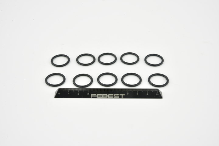 FEBEST Gasket, coolant flange (RINGWH-008-PCS10) for VOLVO V60 (155, 157) D6 Hybrid AWD (206 KW / 280 HP / from 2012)