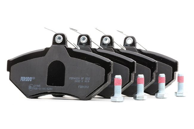 OEM 1HM698151A FERODO Kit pastiglie freni FDB1312 per VOLKSWAGEN, AUDI, FORD, PEUGEOT, SEAT