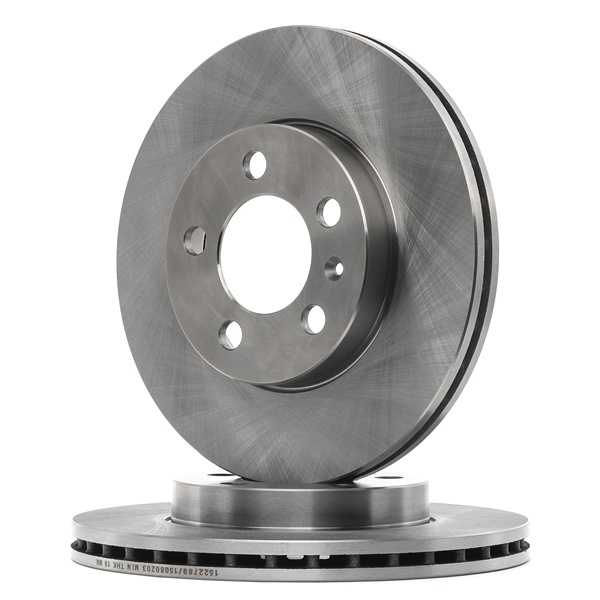 RIDEX Disco de freno (82B2426) para SKODA Scala Hatchback 1.5 TSI (110 KW / 150 CV / de 2019)