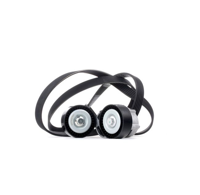 Poly V-riem set (542R0110) van RIDEX Voor BMW 3 Cabrio (E46) 318 Ci (105 KW / 143 PK / Van 2001)