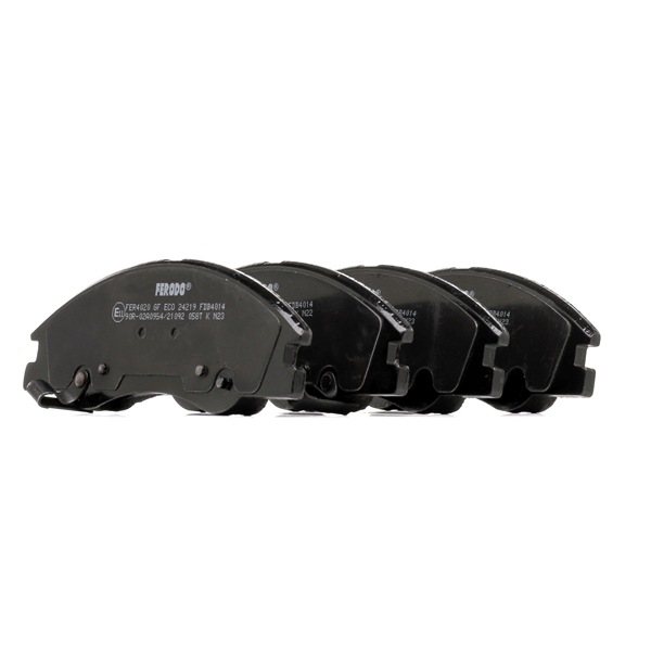 OEM 581012FA20 FERODO Brake pad set FDB4014 for CITROЁN, HYUNDAI, MAZDA, KIA, SUZUKI