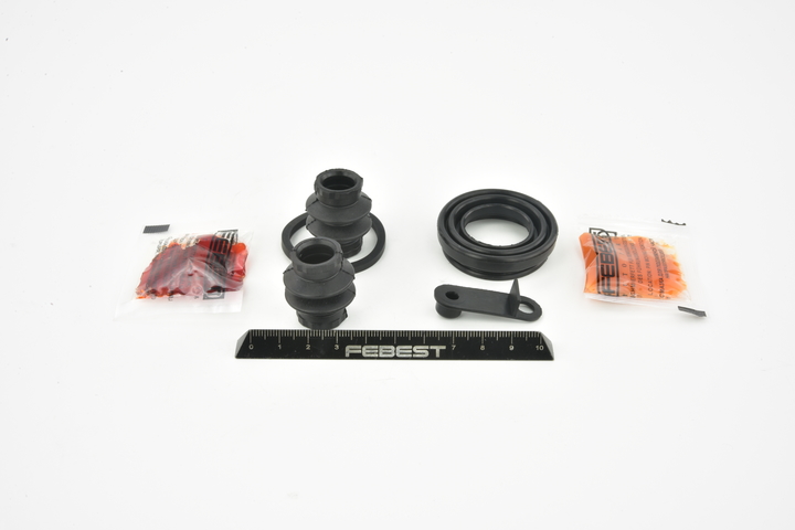 FEBEST Kit di revisione della pinza freno (2475-MEGIIIR) per RENAULT Scénic I (JA0/1_, FA0_) 2.0 (99 KW / 135 CV / dal 2000)