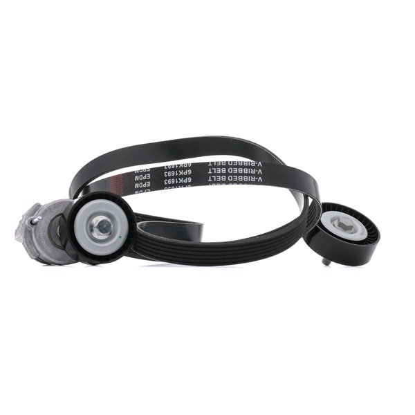 OEM 7700735904 RIDEX Juego de correas trapeciales poli V 542R0352 para VOLKSWAGEN, SEAT, RENAULT, AUDI, PEUGEOT