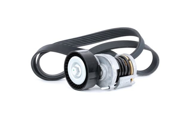 STARK Jeu de courroies trapézoïdales à nervures (SKRBS-1200365) pour SKODA Fabia I Combi (6Y5) 1.9 SDI (47 KW / 64 CH / de 2000)