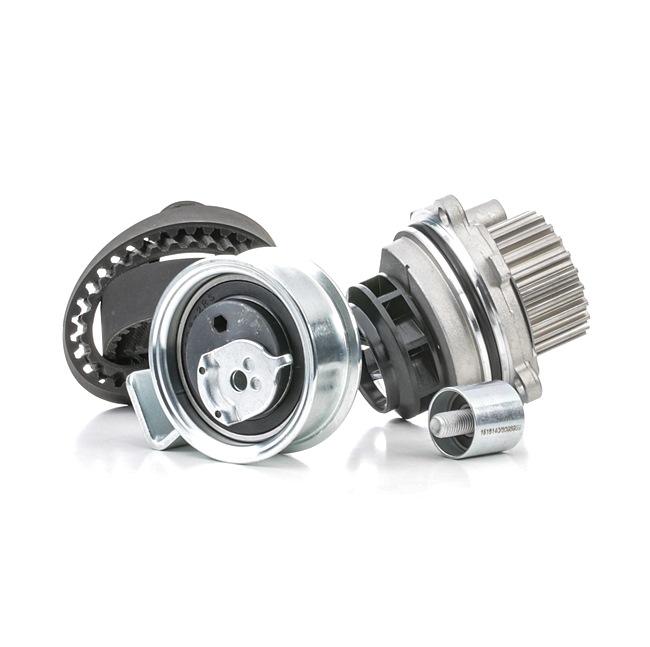 RIDEX Bomba de agua + kit de correa de distribución (3096W0234) para VW Passat B5 GP Sedán (3BG, 3B3) 2.0 (96 KW / 130 CV / de 2001)