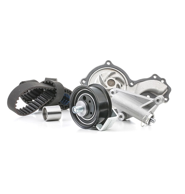 Distributieriem set + waterpomp (3096W0240) van RIDEX Voor VW PASSAT Variant (3B5) 1.8 T (110 KW / 150 PK / Van 1997)