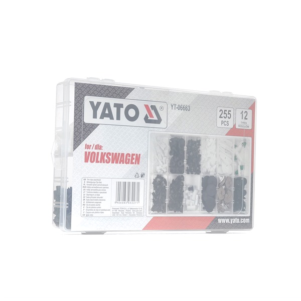 Kiinnitinsarja, sisäverhoilu YATO YT-06663