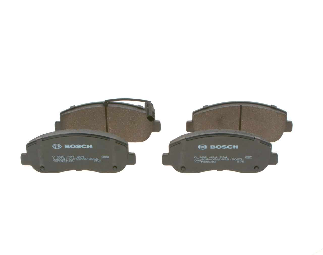 OEM 4106000Q1E BOSCH Jarrupalat, levyjarru 0 986 494 894 varten NISSAN, OPEL, RENAULT, INFINITI