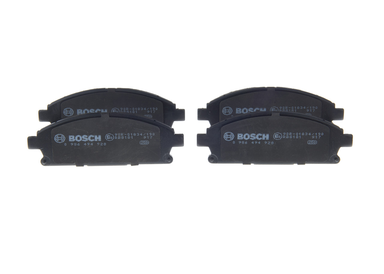 OEM AY040NS085 BOSCH Brake pad set 0 986 494 928 for NISSAN, HONDA, INFINITI