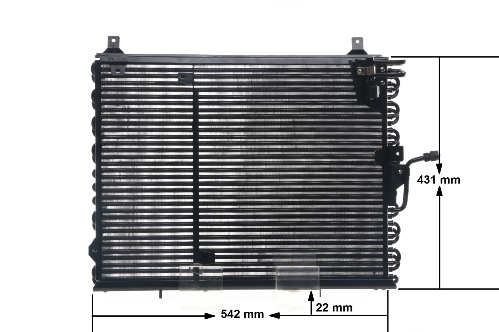 OEM A1248301370 MAHLE ORIGINAL Kondensator, klimaanlegg AC 150 000S for MERCEDES-BENZ, VOLVO, JAGUAR