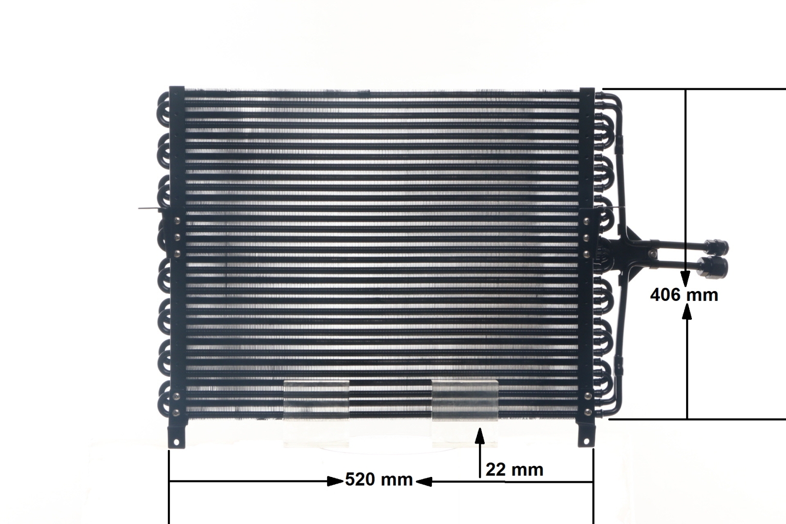 OEM 1238300970 MAHLE ORIGINAL Air conditioning condenser AC 165 000S for MERCEDES-BENZ