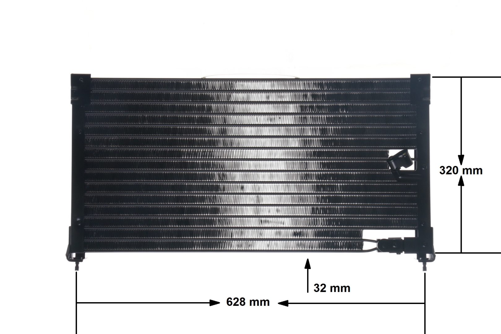 MINI MK I Condenseur, climatisation AC 178 000S MAHLE ORIGINAL