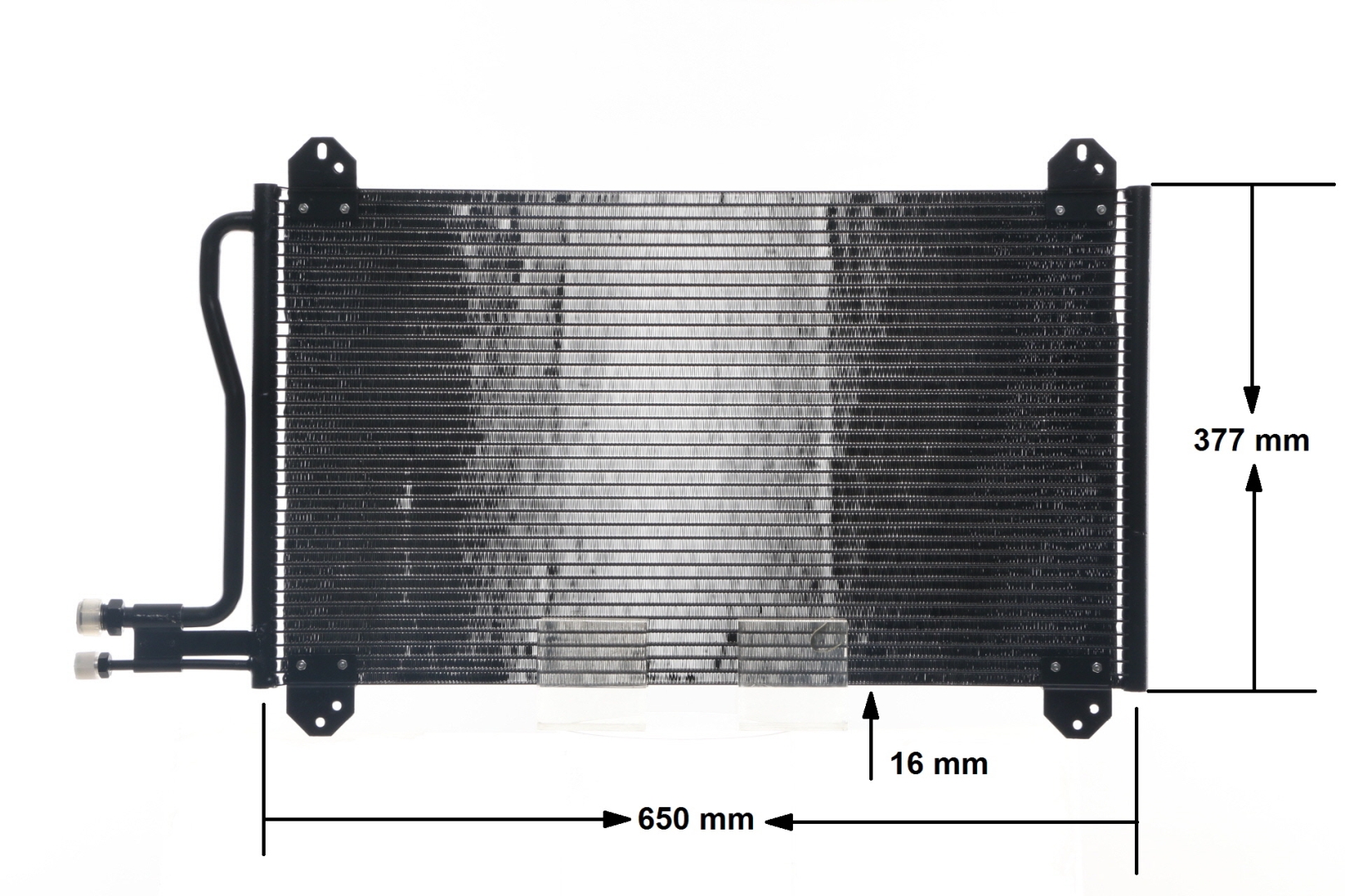 SPRINTER Condensador, ar condicionado AC 207 000S MAHLE ORIGINAL