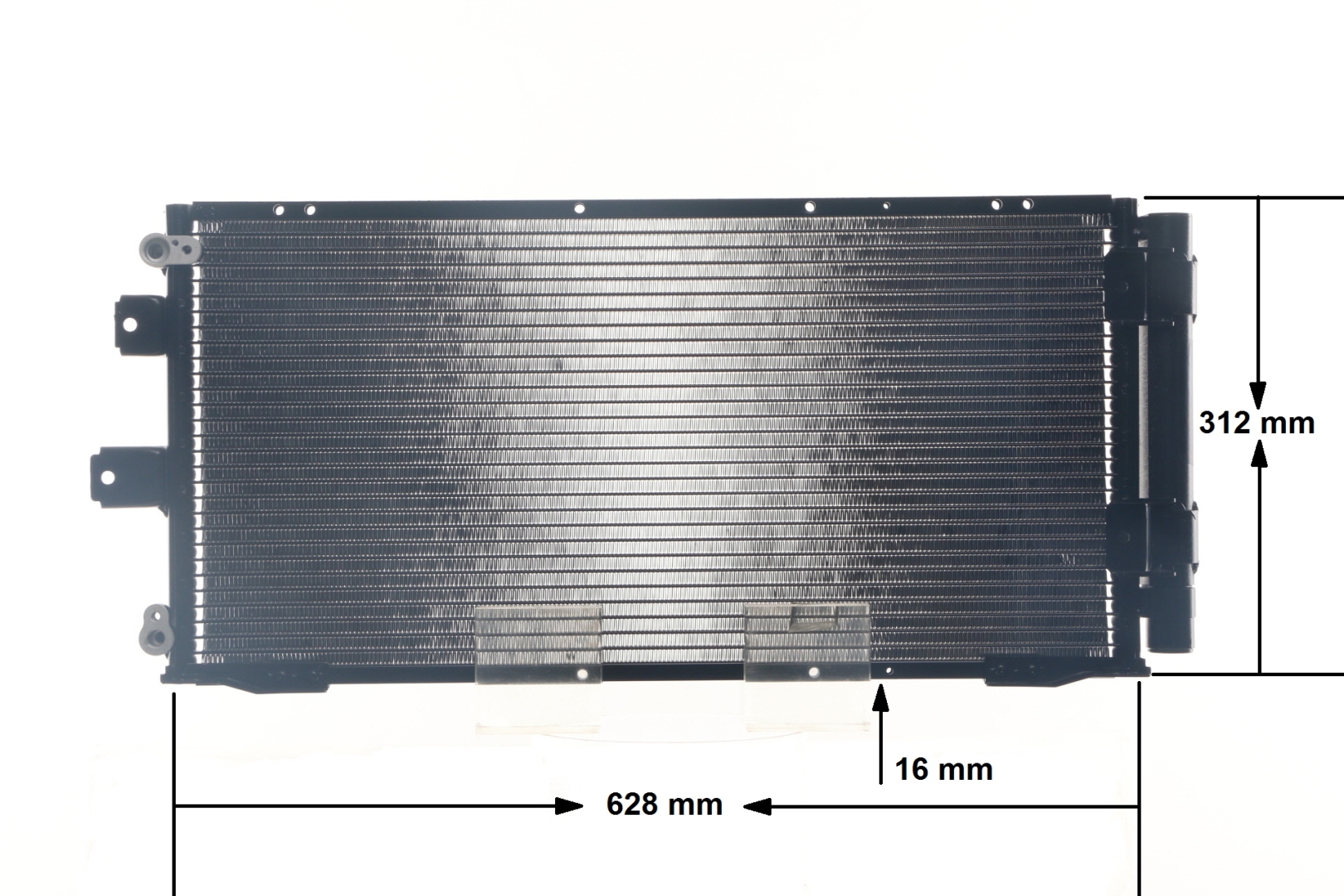 Kondensor, klimatanläggning (AC 333 000S) från MAHLE ORIGINAL för TOYOTA COROLLA Compact (_E11_) 2.0 D-4D (CDE110) 110 HK