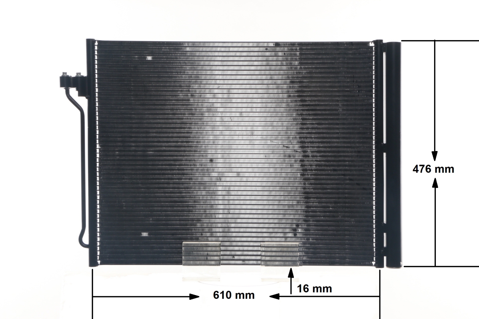 Condensor voor airco AC 463 000S MAHLE ORIGINAL