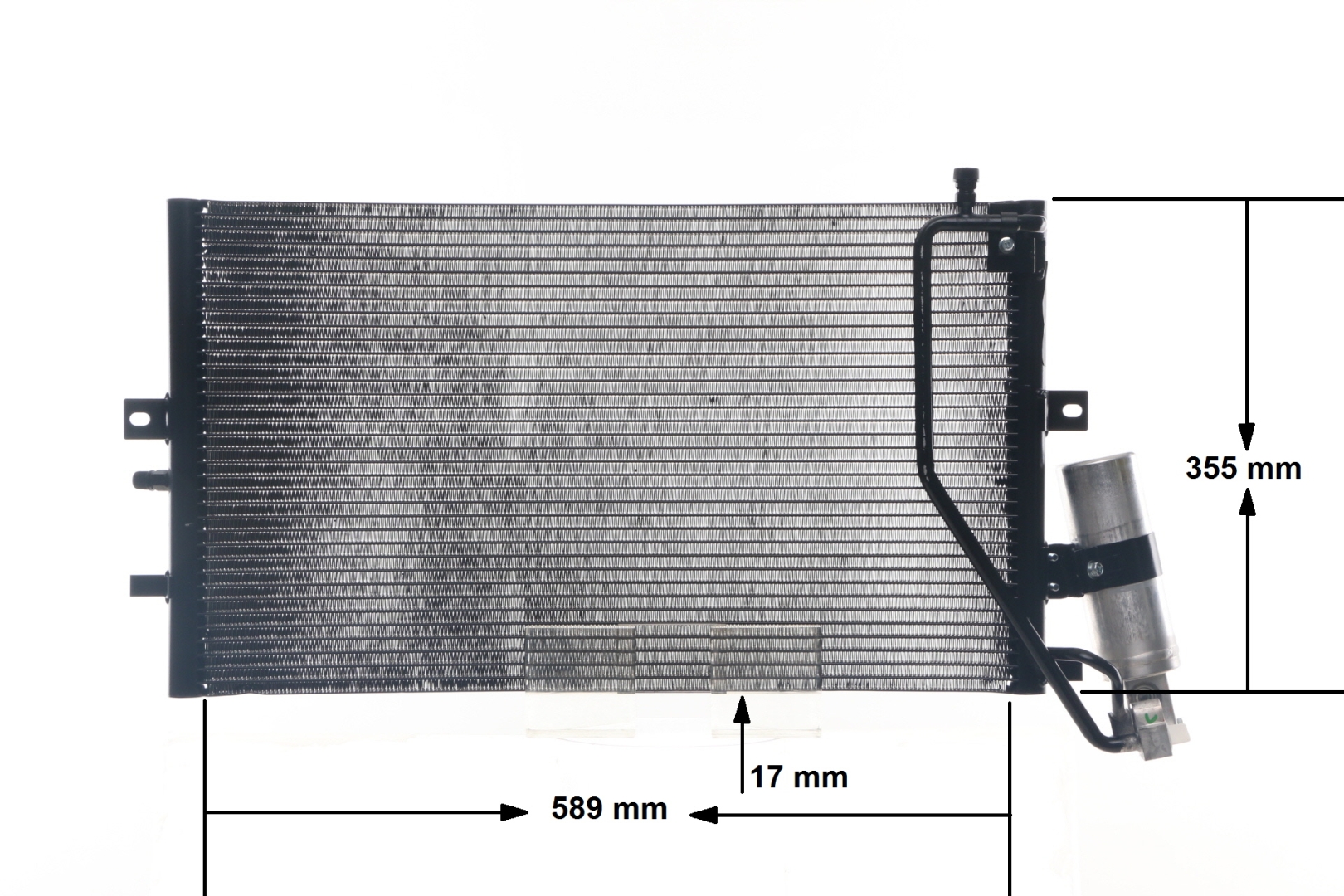 Condenseur, climatisation AC 478 000S de MAHLE ORIGINAL