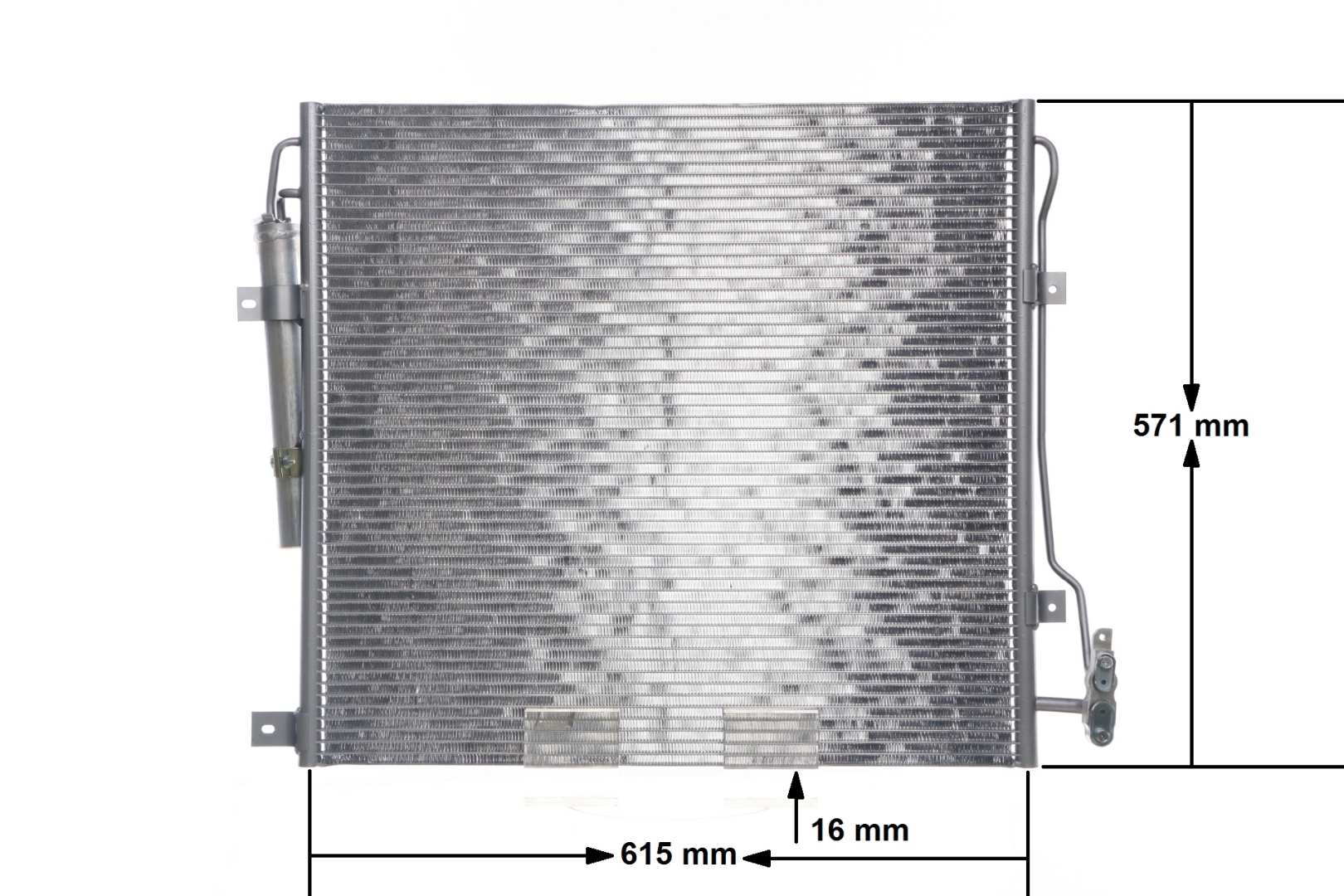OEM LR021824 MAHLE ORIGINAL Lauhdutin, ilmastointilaite AC 760 000S varten VOLVO, LAND ROVER, ROVER