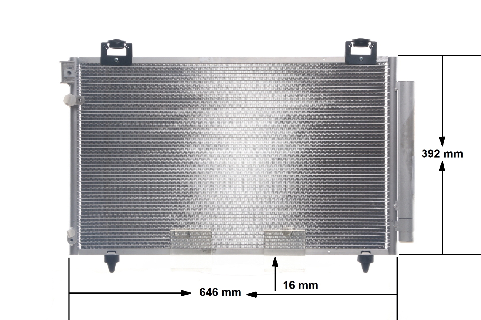 OEM 8845005100 MAHLE ORIGINAL Lauhdutin, ilmastointilaite AC 814 000S varten TOYOTA, VOLVO, LEXUS