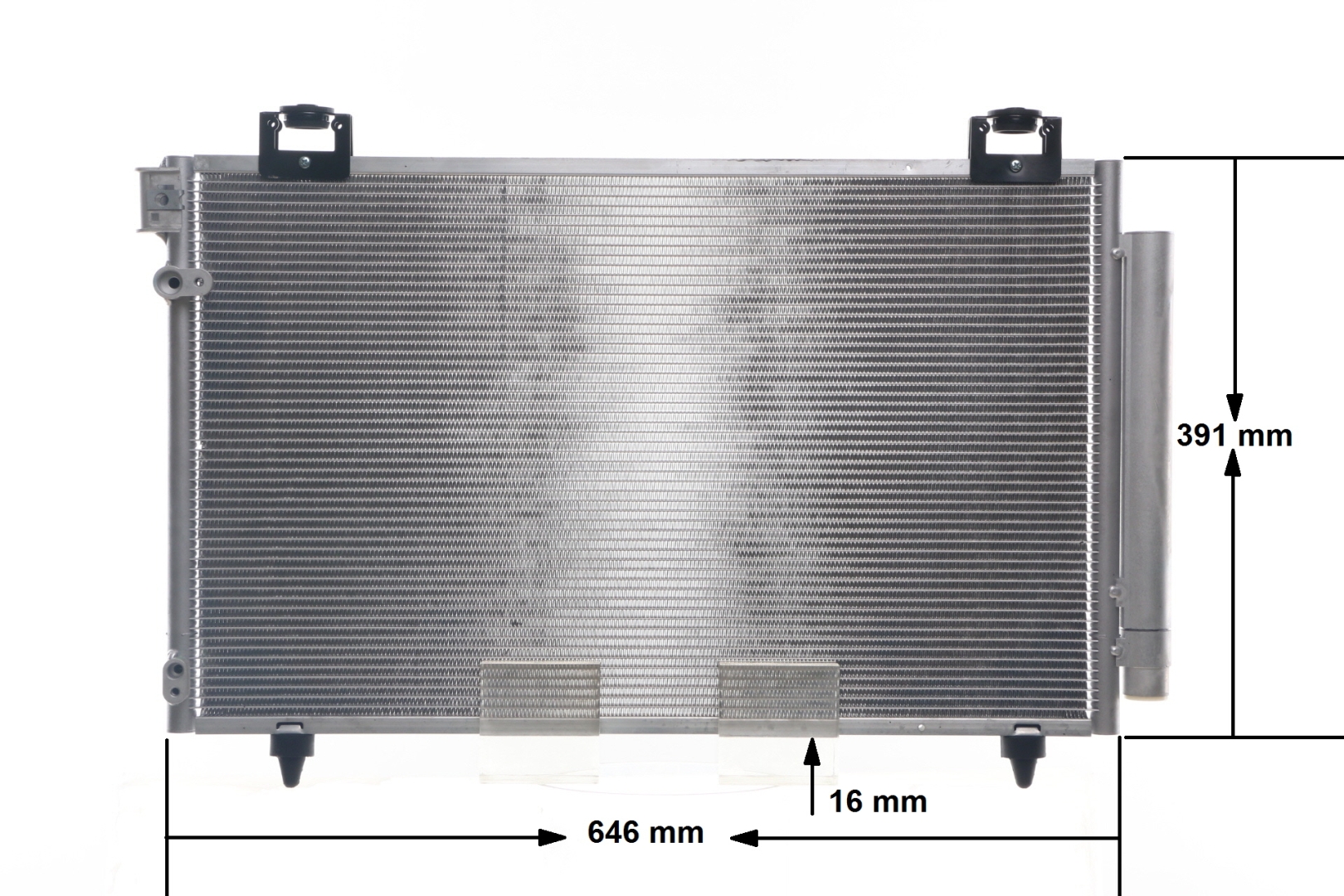 OEM 8845005121 MAHLE ORIGINAL Lauhdutin, ilmastointilaite AC 831 000S varten TOYOTA, VOLVO, LEXUS