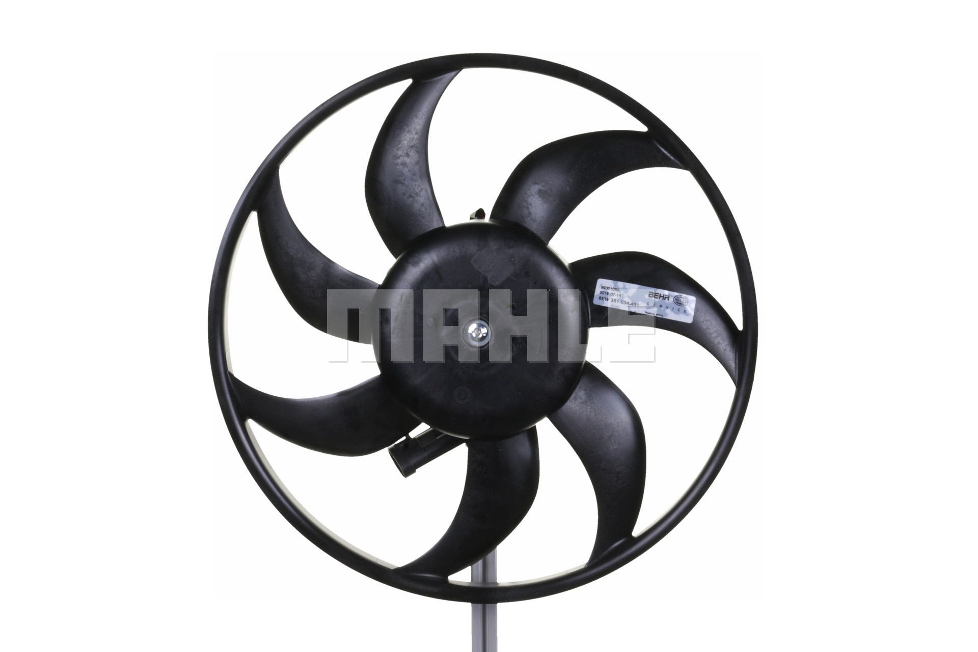 MAHLE ORIGINAL Ventilador de radiador (CFF 119 000P) para VAUXHALL COMBO Mk II (C) Caixa/Combi (F25) 1.4 16V (66 KW / 90 CV / de 2001)