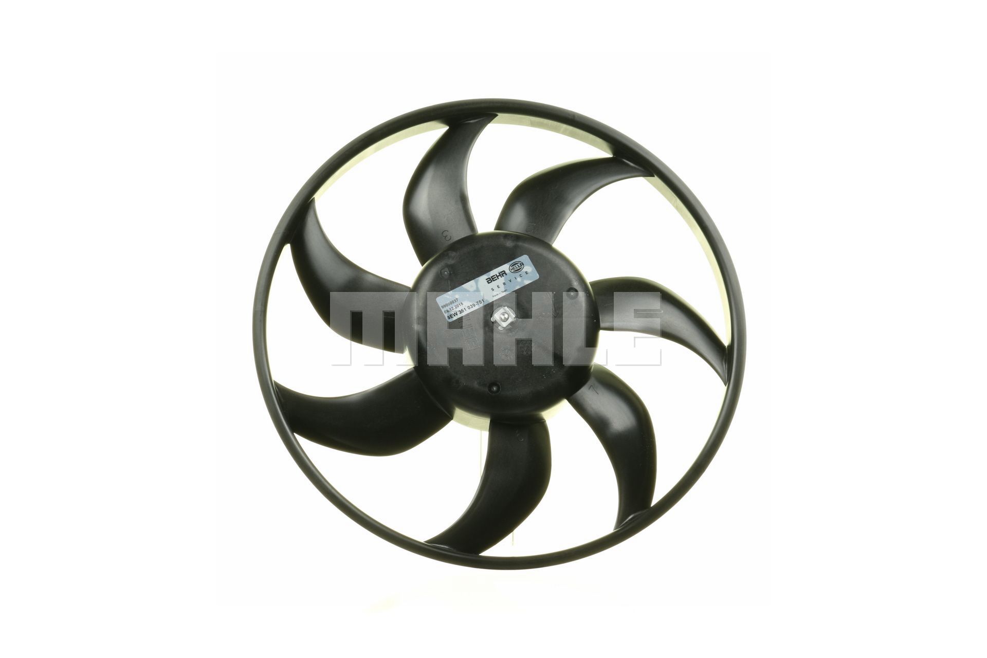 MAHLE ORIGINAL Fan, radiator (CFF 164 000P) for VAUXHALL Corsavan Mk II (C) (X01) 1.2 16V Dualfuel (F08) (59 KW / 80 HP / from 2004)