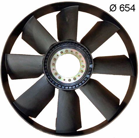 OEM 51066010258 MAHLE ORIGINAL Girante, Raffreddamento motore CFW 3 000P per MAN
