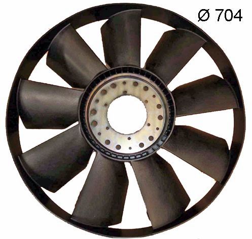 OEM 51066010256 MAHLE ORIGINAL Girante, Raffreddamento motore CFW 4 000P per VOLVO, MAN
