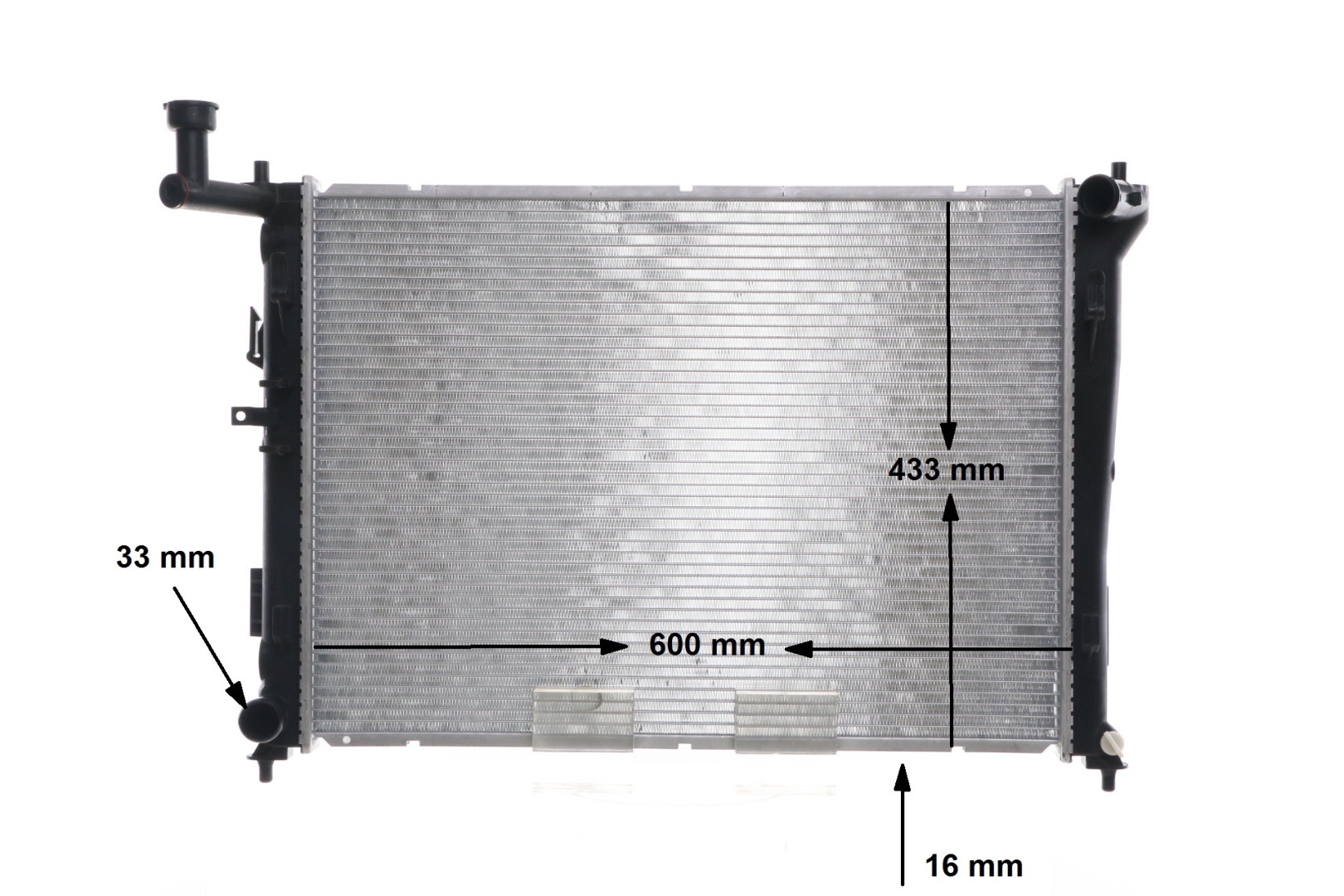 OEM 253102H000 MAHLE ORIGINAL Radiador, refrigeración del motor CR 1118 000S para HYUNDAI, HONDA, KIA, VOLVO