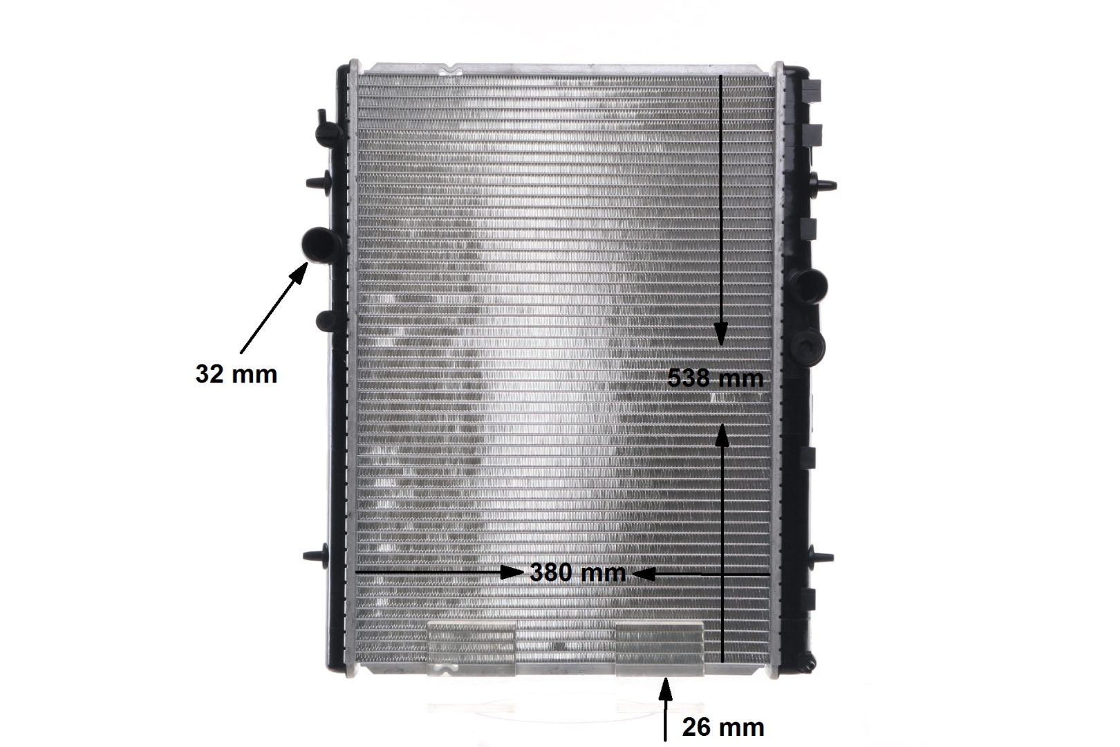 OEM 133340 MAHLE ORIGINAL Engine radiator CR 1144 000S for VW, FORD, PEUGEOT, CITROЁN, DS