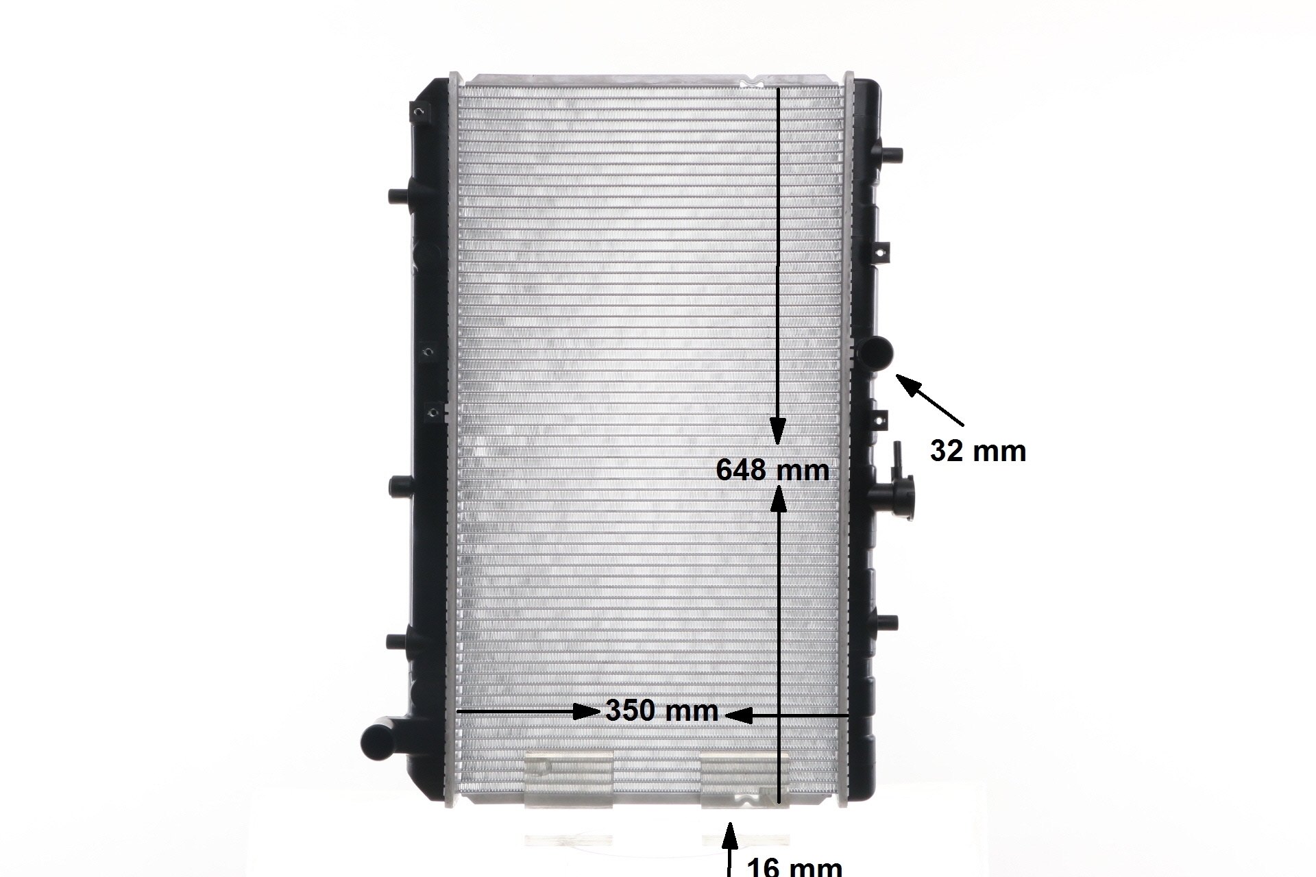 OEM 25310FD010 MAHLE ORIGINAL Radiador, refrigeración del motor CR 1302 000S para HYUNDAI, HONDA, KIA, VOLVO