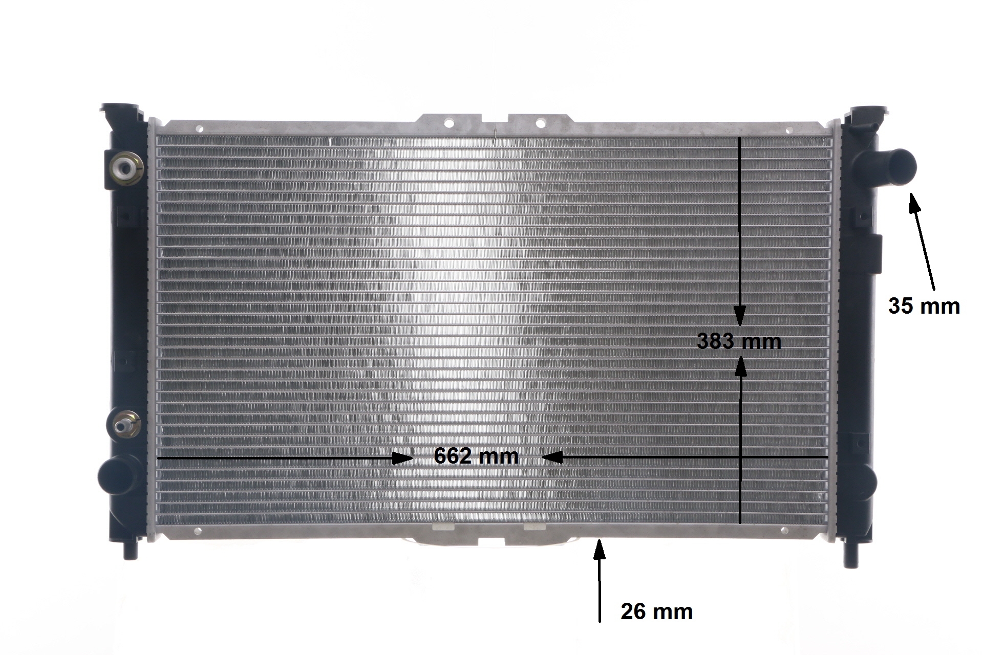 OEM KL4715200A MAHLE ORIGINAL Jäähdytin, moottorin jäähdytys CR 136 000S varten VOLVO, MAZDA