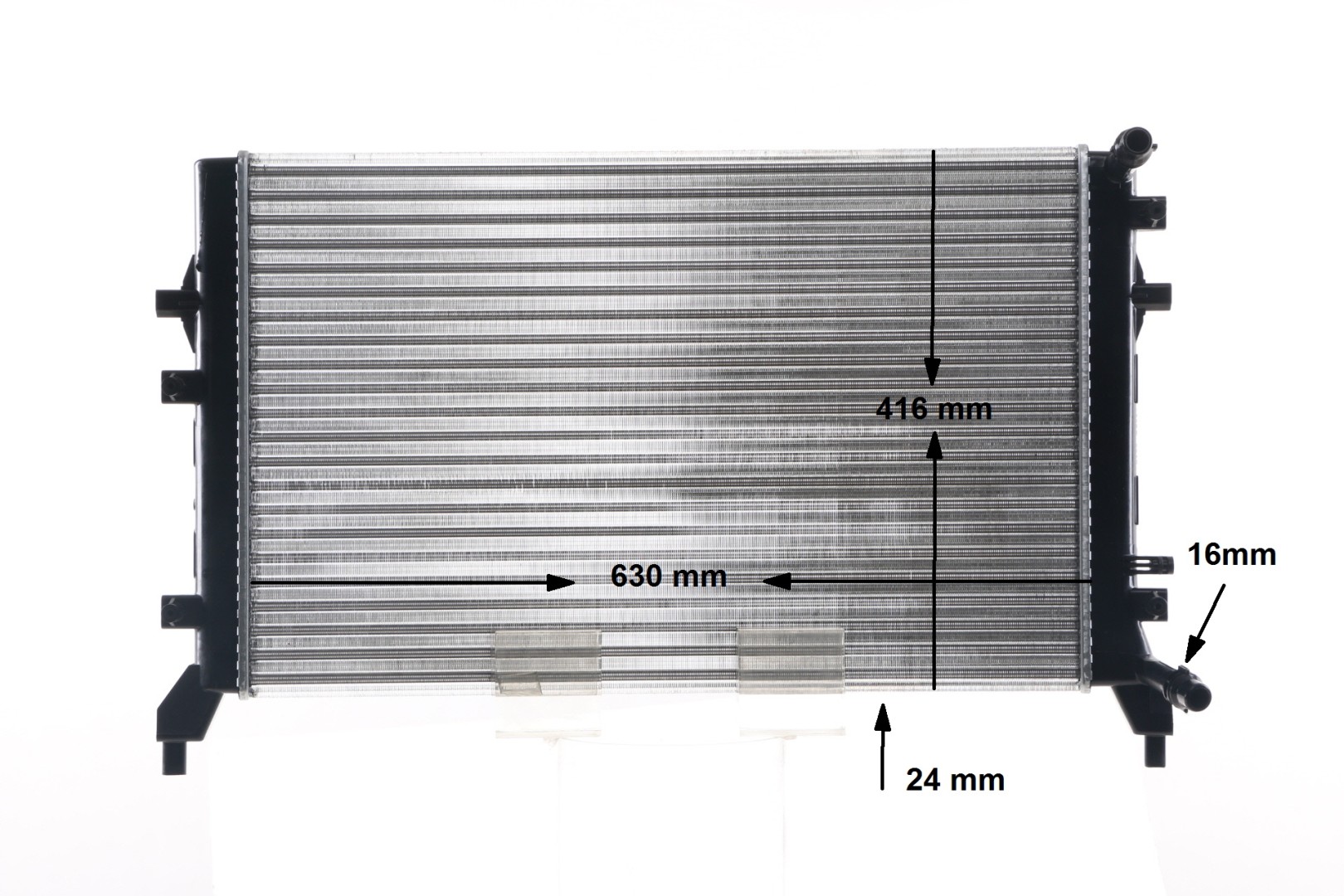 VW TIGUAN 2008 Radiator, motorkjøling CR 1382 000S