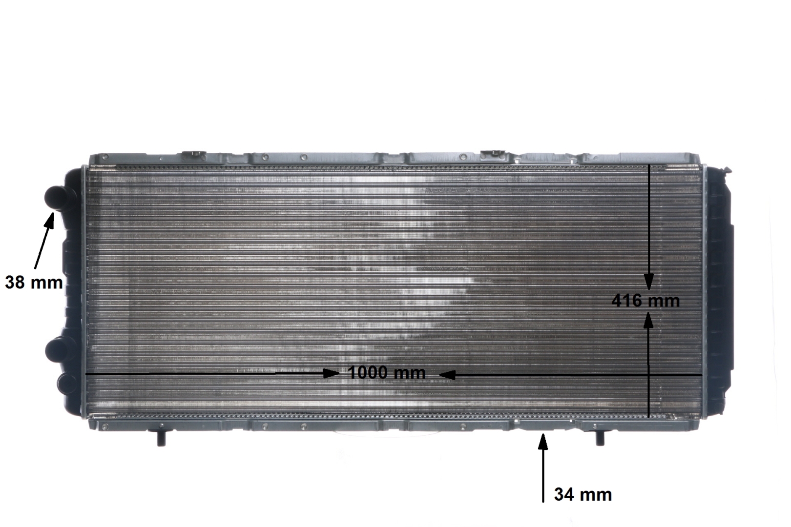 OEM 1330X4 MAHLE ORIGINAL Radiatore motore CR 1430 000S per FIAT, FORD, PEUGEOT, CITROЁN, VOLVO