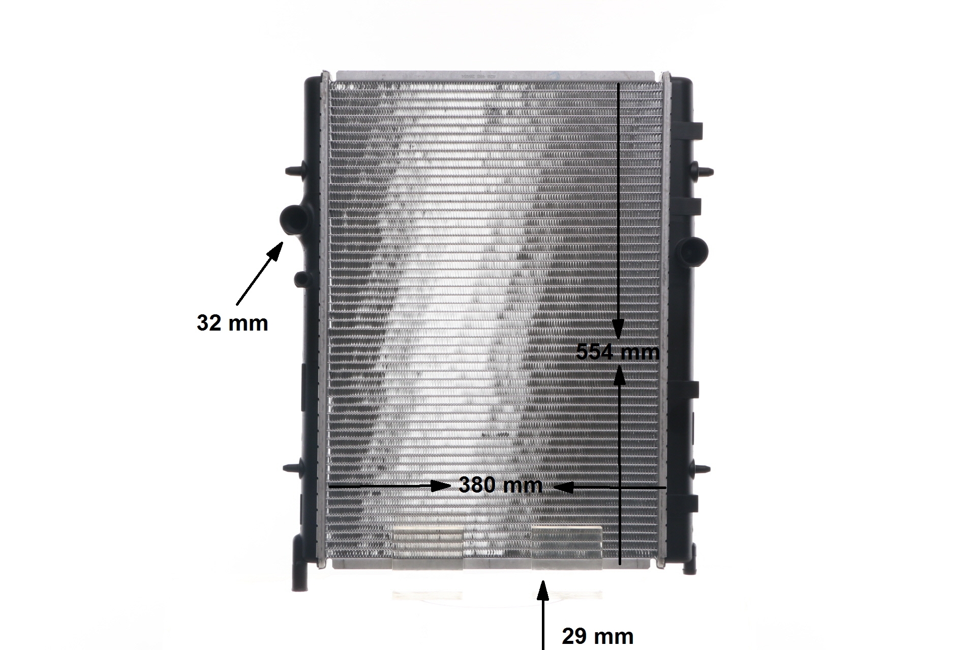 OEM 1330F7 MAHLE ORIGINAL Engine radiator CR 1434 000S for FORD, PEUGEOT, VOLVO, CITROЁN, PIAGGIO