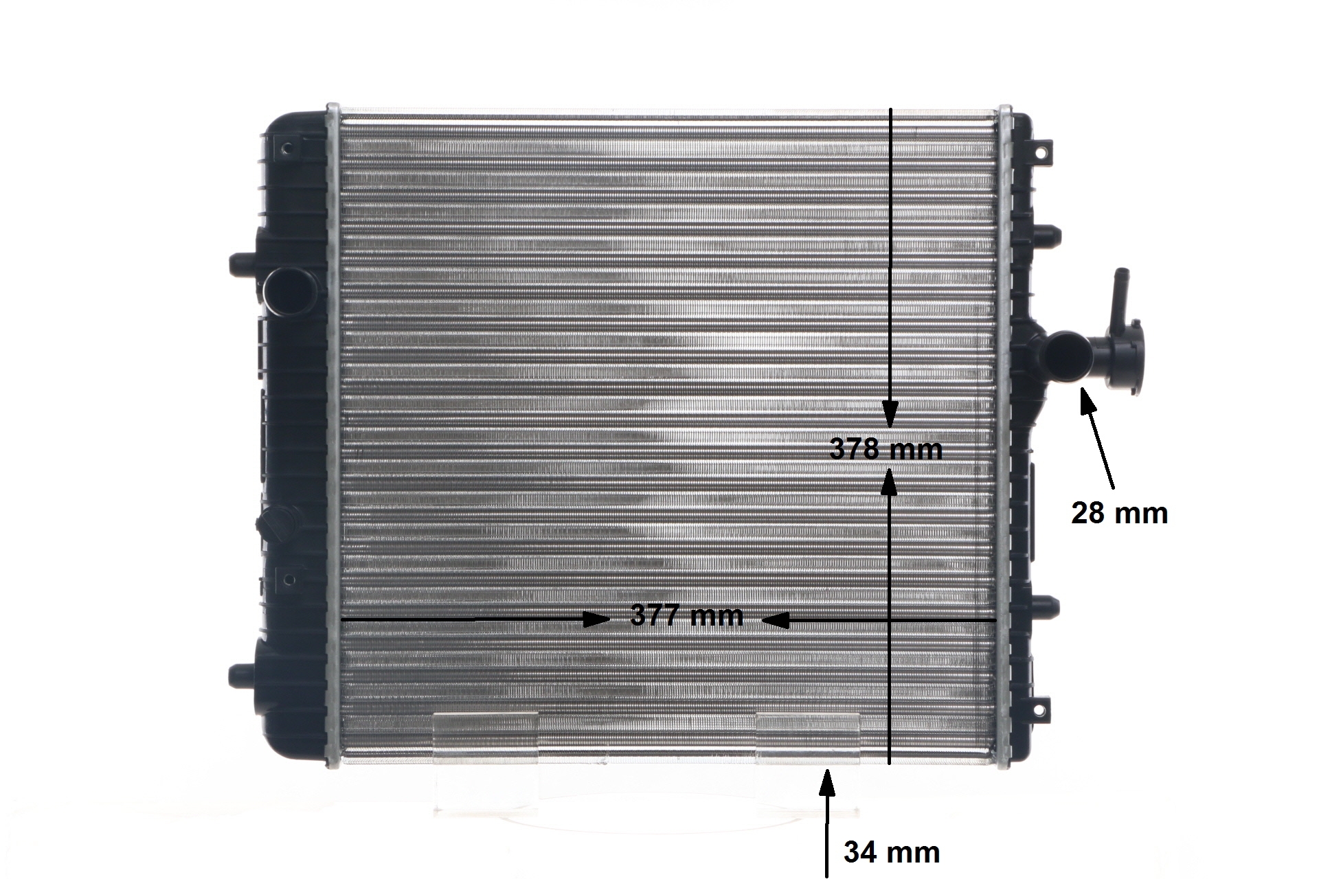 AGILA Engine radiator CR 1495 001S MAHLE ORIGINAL