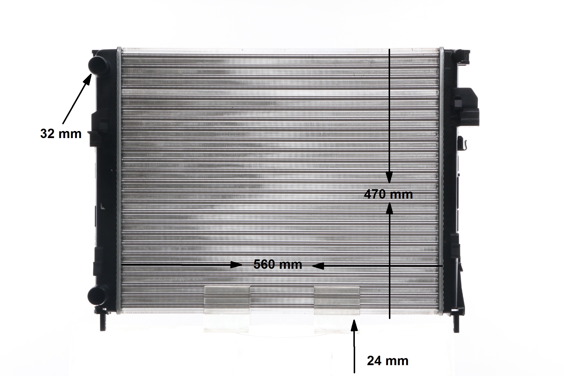 OEM 8200073817 MAHLE ORIGINAL Radiatore motore CR 1504 000S per OPEL, RENAULT, NISSAN, VOLVO, RENAULT TRUCKS
